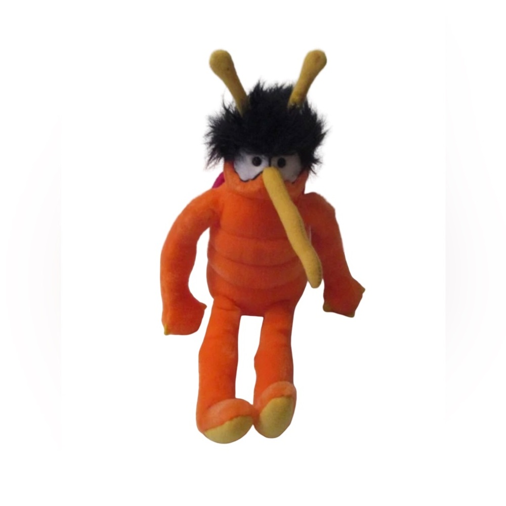 1988 Deep Woods Off Orange Insect Bug Mosquito Dakin Plush SC Johnson 14”